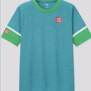 UNIQLO T-shirt × Kei Nishikori Tennis Dry Cool Green France 2021 XL